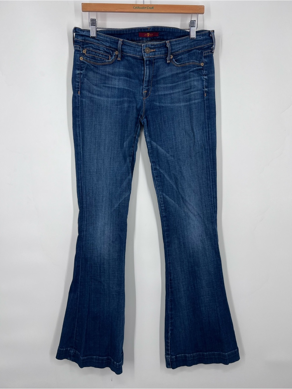 7 for all Mankind Women’s Low Rise Flare Jeans 30